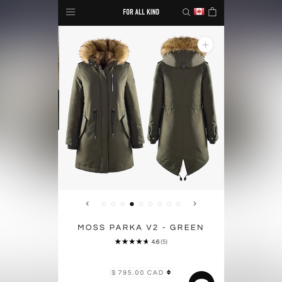 For All Kind Moss Winter Jacket XS - Picture 6 of 6